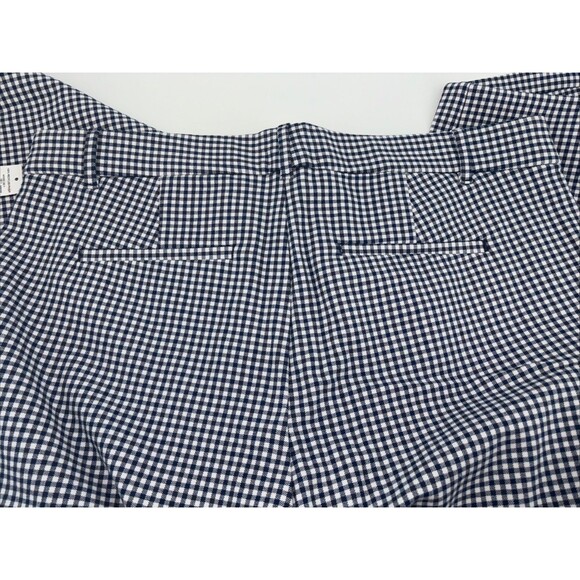 NWT GAP Womens Size 16 Blue/White Gingham Signature Skinny Ankle Pants - Picture 5 of 7